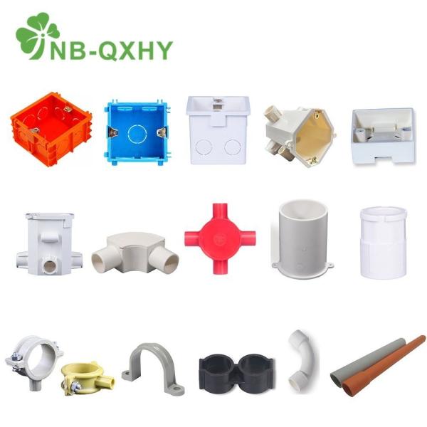 20-63mm Customized Request Plastic Electric Pipe Fitting Tee Cable Pipes Wiring Cable