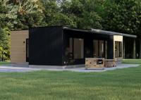 Des studios de jardinage contemporains de luxe des bâtiments préfabriqués en acier léger des bungalows