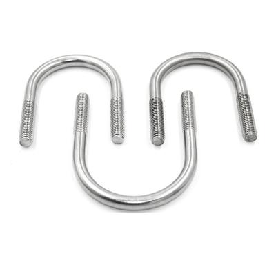 Carbon Steel Stainless Steel Clamp U-bolt Galvanized Anchor Bolt Grade 4.8 / 8.8 / 10.9 / 12.9 U-bolt