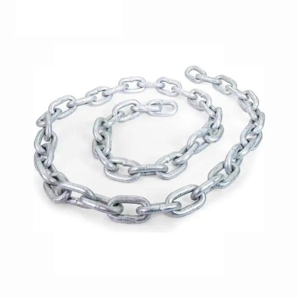 Cadenas de enlace corto de acero inoxidable estándar 304 Din766 para aplicaciones soldadas
