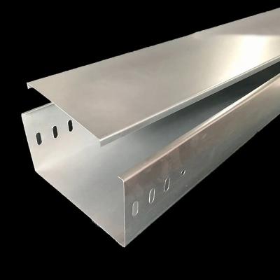 1.0mm-3.0mm Thickness Hot Dip Galvanized Cable Tray For Cable Management And Organization In Industrial 50mm-1000mm Height