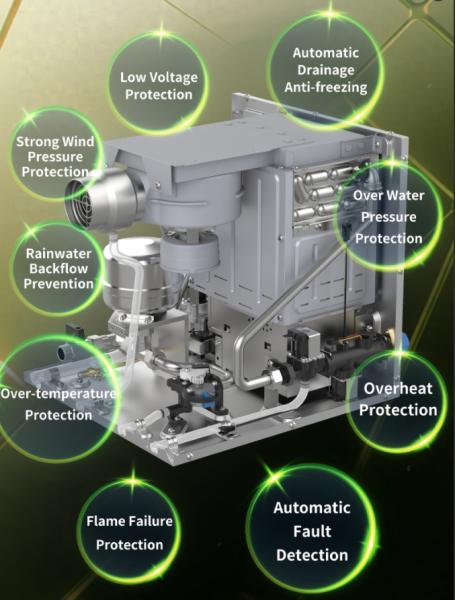 Anti Freeze Portable RV Water Heater Tankless Instant Gas Hot Water For Caravans