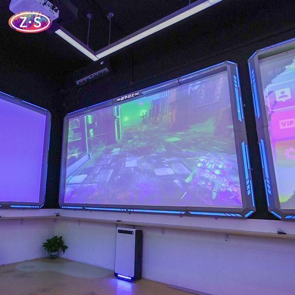 Digital Interactive Projection Game Motion Sensor Mech Warrior Game for Shopping Mall