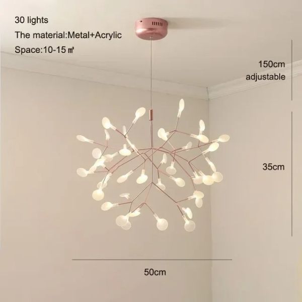 Heracleum chandelier Firefly LED lamp  Heracleum III Pendant（WH-AP-613）