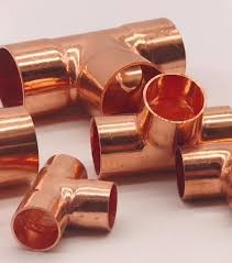 UNS C70600 Cupro Nickel 90/10 Buttweld Equal Tee Marine Grade Corrosion Proof