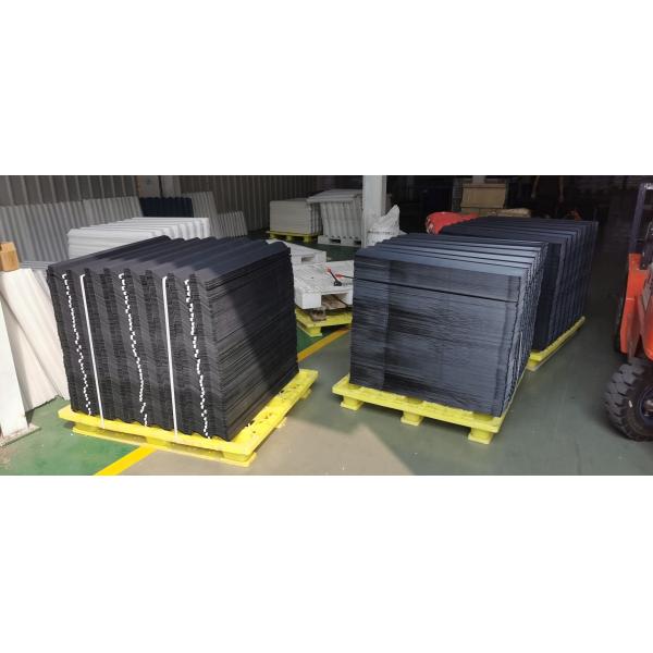 PVC Tube Settler Lamella UV Protection For Clarifier Tank 0.4 - 1mm Thick