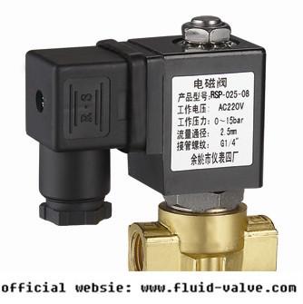 válvula elétrica a ação direta da água do solenoide de 1/4 de polegada mini normalmente fechada