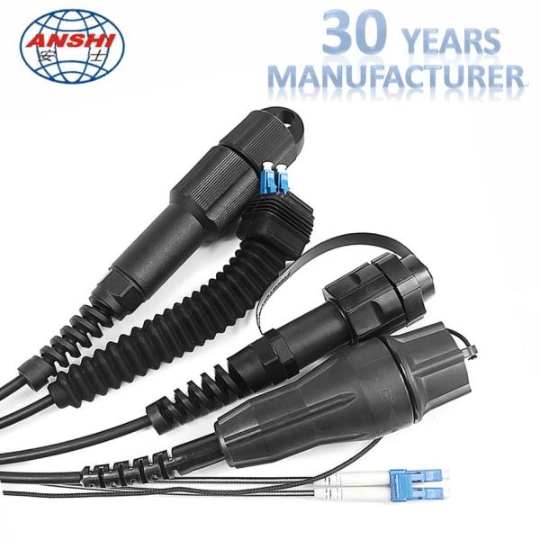 Гибкий провод стекловолокна Om4 совместимый крытый на открытом воздухе G652d