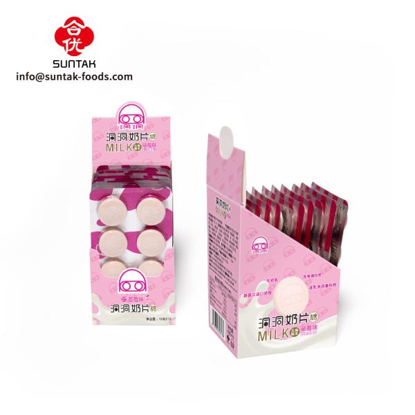 Hot seller Fruit Milk Flavored Candy Chewy Sweet Cow Milk Candy