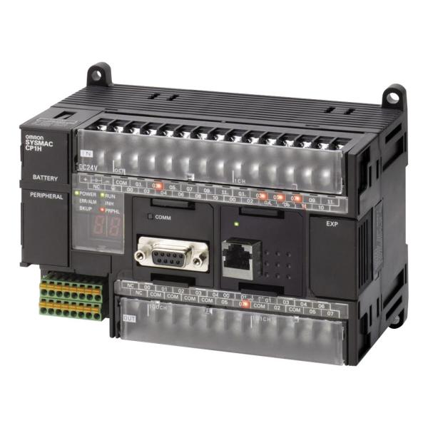 PLC CP1H AC PS C.P.U. 24DI 16DO REL I/O CP1H-X40DR-A OMRON 40