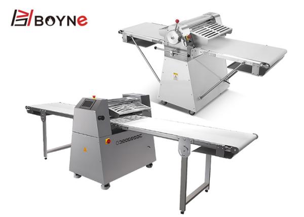 1.5kw Sheet Dough Roller Croissant Bakery Full Automatic Dough Roll Up Machine