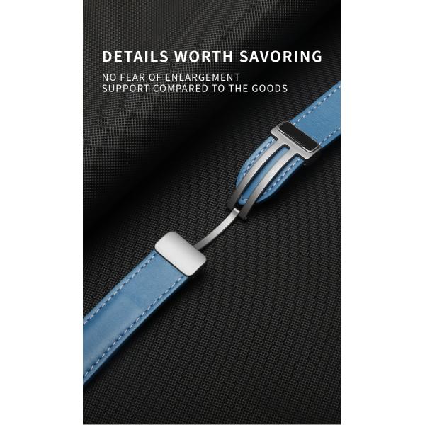 20мм роскошный кожаный часовой пояс для Samsung GaLaxy Watch 5 100% Профессиональный QC Прошел