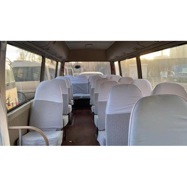Used Toyota Bus 23 Seats Front Engine Used Coaster Sealing Window Manual Transmission