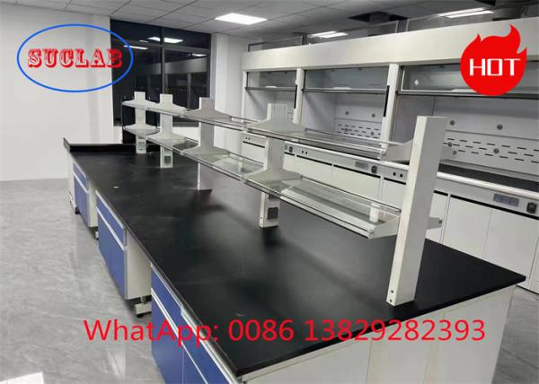 C frame Chemical Resistant Lab Benches Price for High Performance Workstations with Safety Hinges