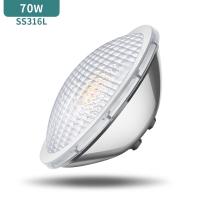 70W 5600LM blanco caliente SS316L PAR56 llevó la luz de la piscina