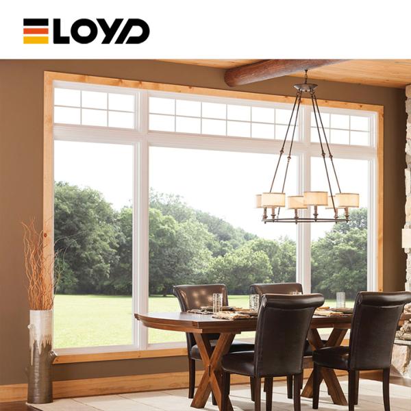 Industrial Grid Fixed Aluminum Window – Loft Style