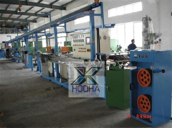 Outdoor Fiber Optic Wire Extruder Machine 12 Months Warranty oversea installation service