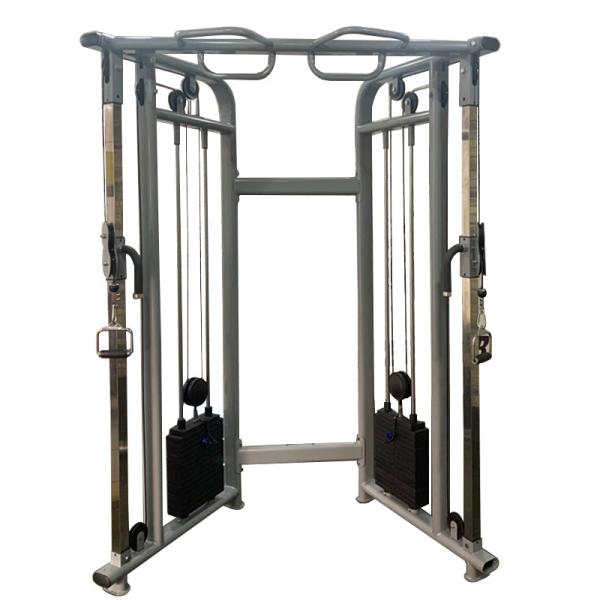 Équipement de gymnastique commercial Près de poitrine à broche réglable à poulie à câble croisé Machine d'entraînement multifonctionnelle