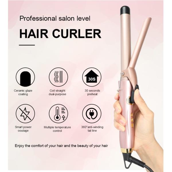 инструмент волос 240V 60Hz горячий утюг 1 дюйма завивая с бочонком керамического покрытия