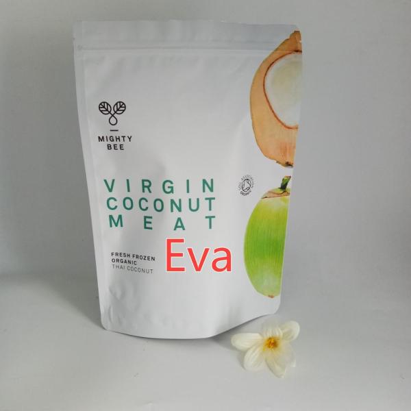 La coutume de tirette de Mylar a imprimé le plastique pur de sacs de casse-croûte pour la secousse/fruits secs de noix de coco