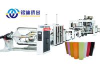 Linea de producción de láminas ópticas PMMA GPPS Extrusora 1220 mm 1660 mm Ancho 550-900 kg/h