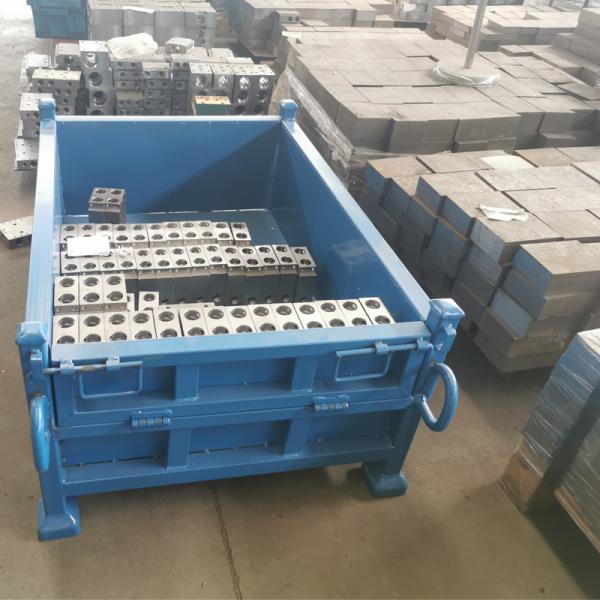 Customized Grid Material BoxStackable Transportation Logistics Metal Steel Pallet Box Turnover Box