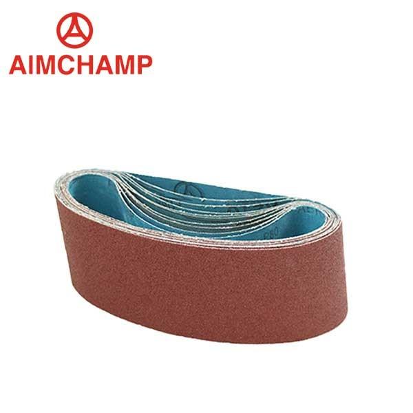 Woodworking Belt Coated Abrasive Cloth Roll 75X533mm Aluminum Oxide Belt