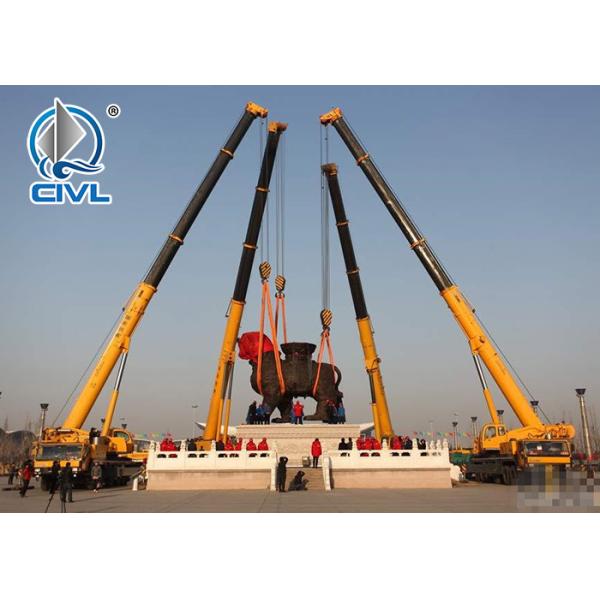 Heavy Duty 12 Ton Truck Mounted Telescopic Crane 6x4 LHD Truck Cargo Lift