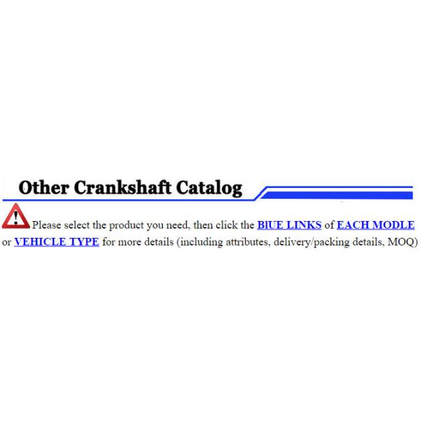 OM366 366 030 1602 Engine Spare Parts Crankshaft For Mercedes Benz