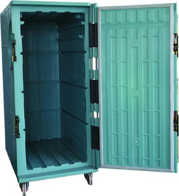 900L Insulated Roll Container For Cold Logistics With Thick PU Insulation