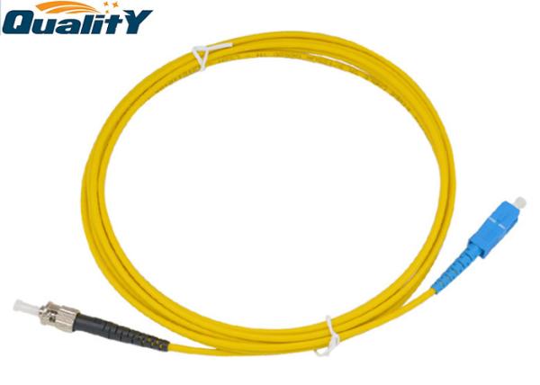 2.5m SC SC Single Mode LSZH Fiber Optic Jumper Cables