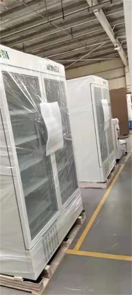 o automóvel médico do refrigerador R290 da farmácia ereta de alta qualidade da capacidade 1006L degela o vertical