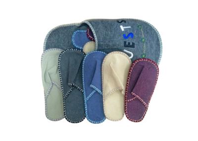 Winter Warm Disposable Hotel Slippers Felt / Velvet Living Room Hospitality Slippers