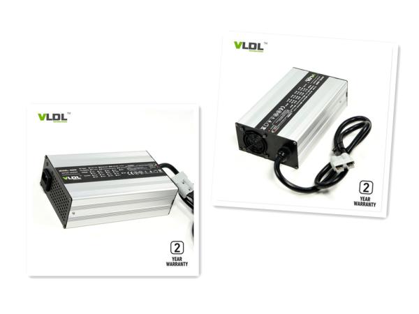 Aluminium Case Li - Ion Battery Charger 48V 15A Max 54.6V Charging