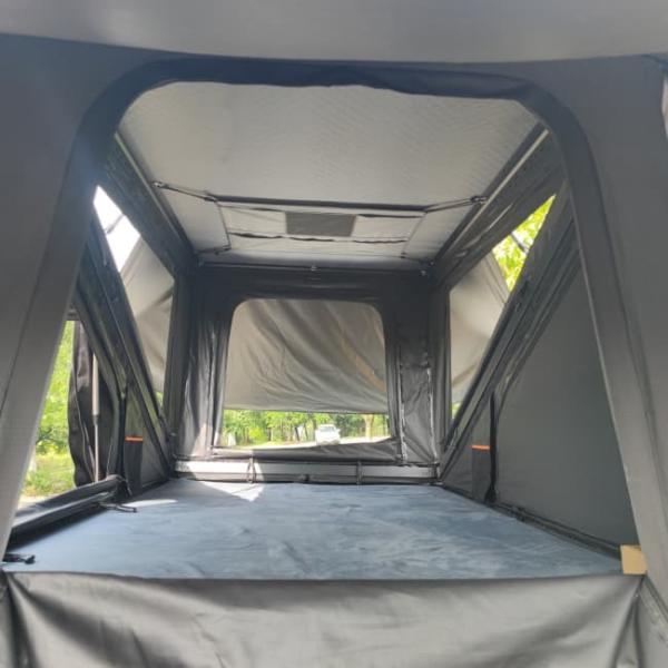 Overland XL Robust Z Rooftop Tent With 2.3m Telescopic Ladder