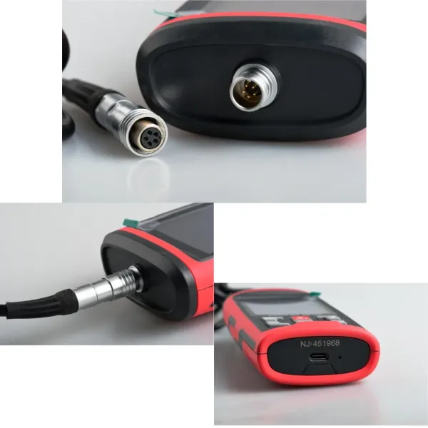GT633B Handheld Vibration Meter with 1000mAh Lithium Battery Piezoelectric Ceramic Accelerometer and CE ROHS Certification