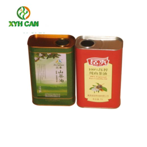Serviço personalizado metal do Oem do projeto do quadrado de Olive Oil Tin Can Tinplate