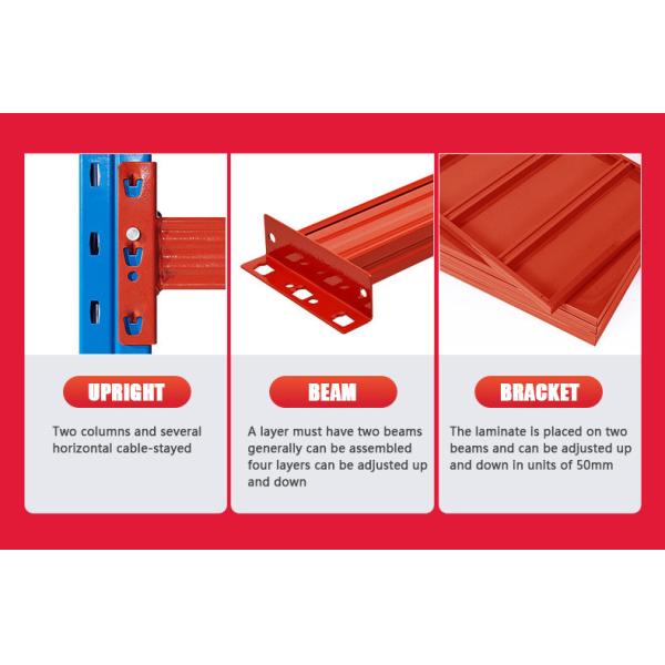 Heavy Duty Powder Coated Industrial Metal Storage Racking