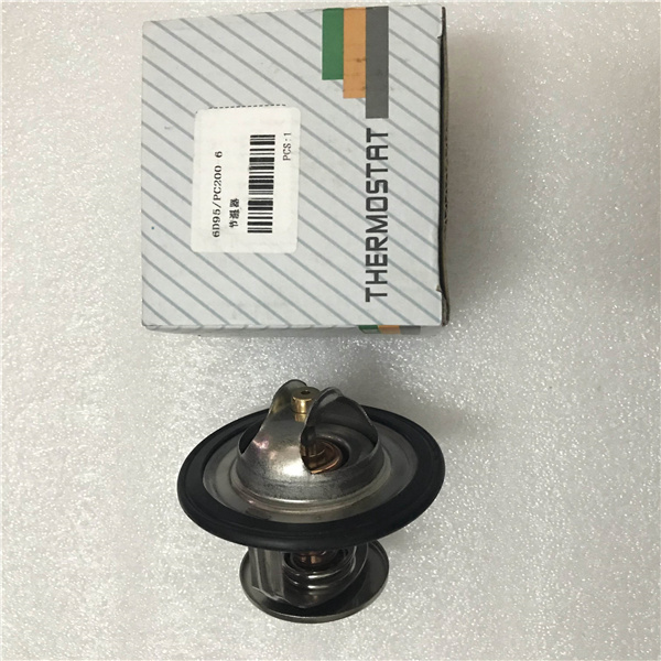 Термостат машинного масла термостата 600-421-6360 двигателя экскаватора S6D95 KOMATSU