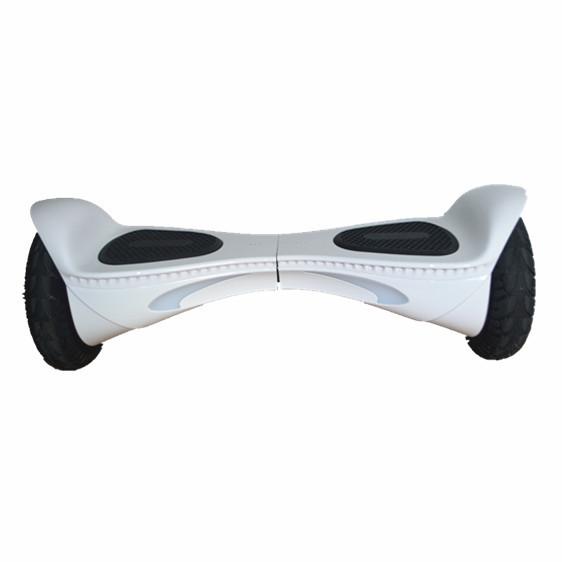 White Two Wheel Hoverboard Scooter 350W 10Km / H Max. Cruise Speed