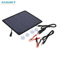 Chargeur de batterie de panneau solaire polycristallin de 18 V à 5,5 W pour voiture et moto