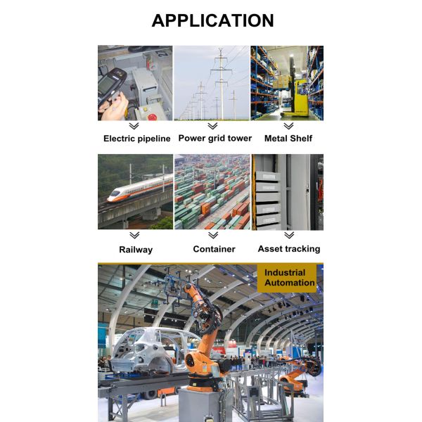 Waterproof Long Range UHF RFID Tag For Asset Tracking Metal Shelf And Gas Cylinder