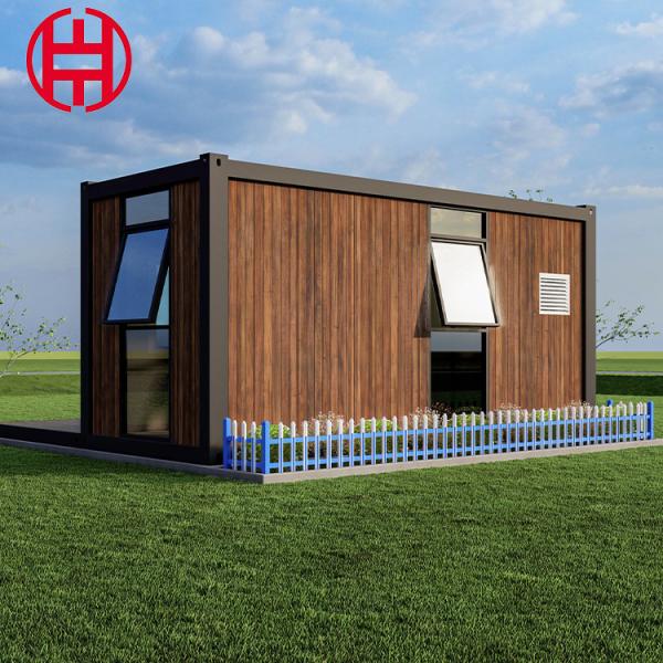 20ft Luxury Cabana de madeira pré-fabricado Modular Casas de vidro para a vida moderna