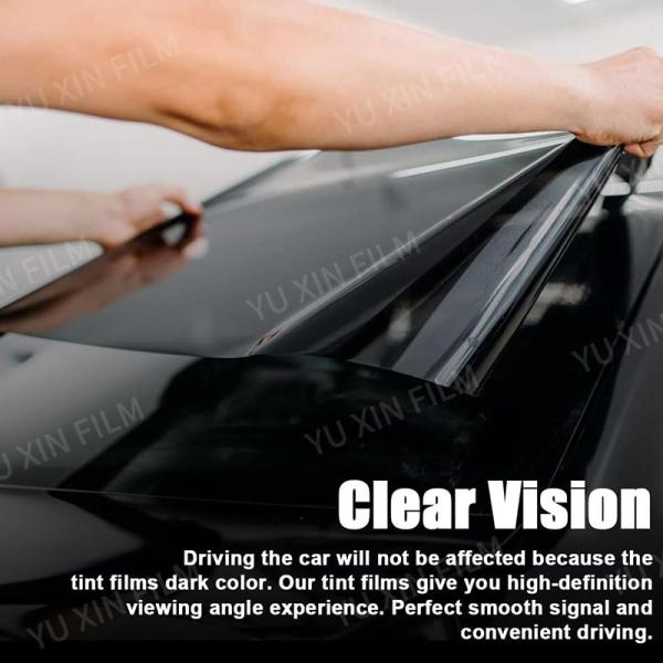 High Definition Car Nano Ceramic Window Film Dark Color Privacy Protective 60inchx100ft