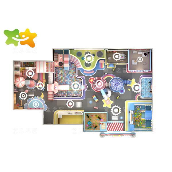 Professional Kids Indoor Playground Equipment Indoor Play Areas 500 M²