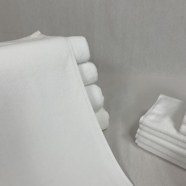 Полотенце стороны хлопка прямоугольной воды абсорбент белое