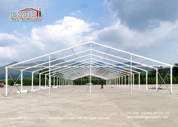 20m Big Aluminum Outdoor Exhibition Tents Frame Retardant DIN 4102 B1
