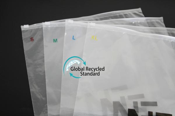 Recycled Zipper Polybag-GRS(GLOBAL RECYCLED STANDARD) CERTIFICATED