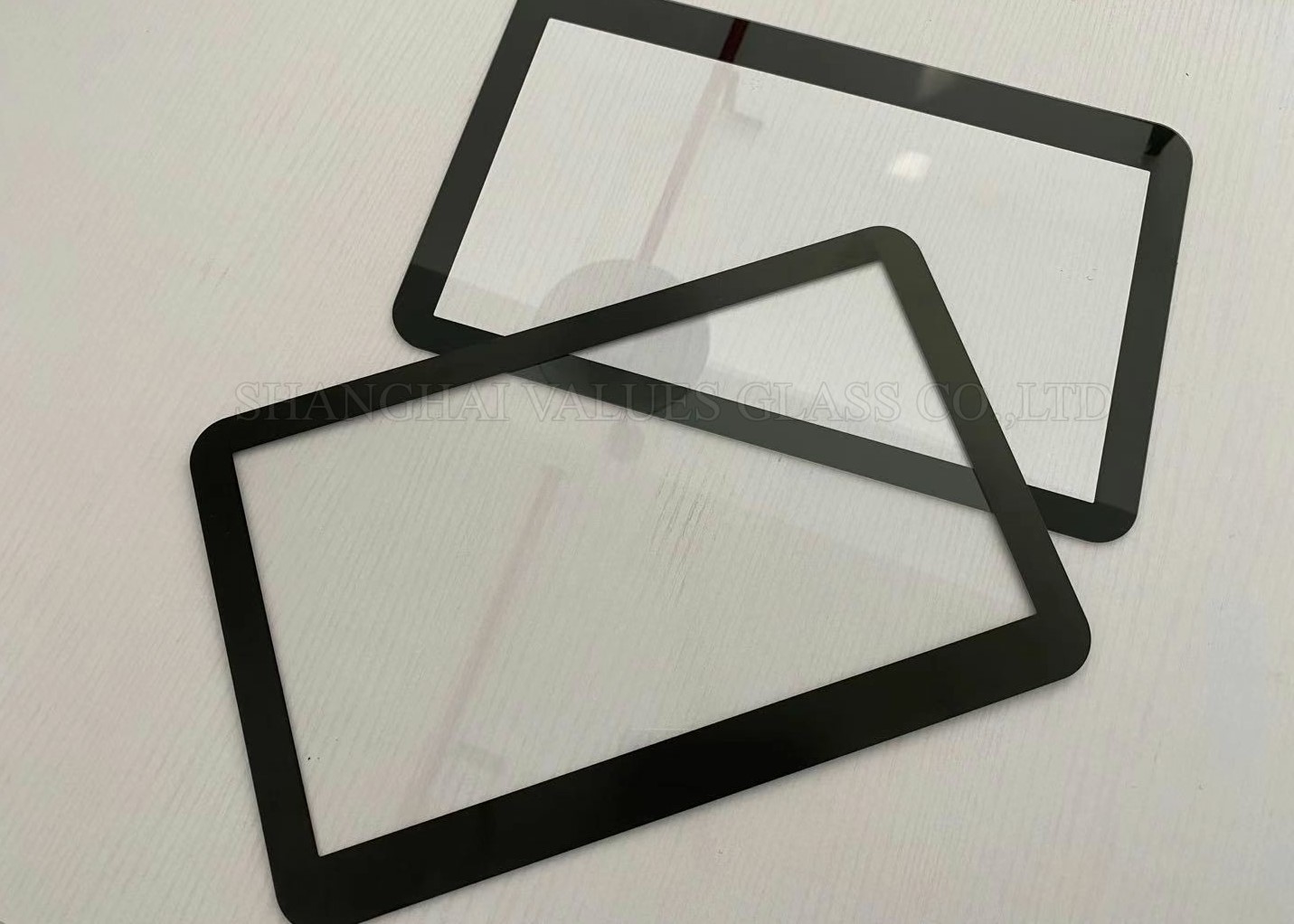 1mm ужесточатый край Grinded напечатал стеклянное Backsplash для сенсорной панели