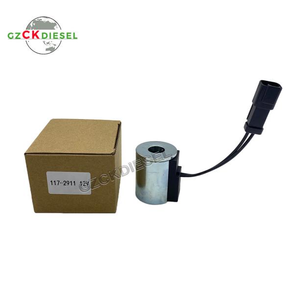55MM DC12V Solenoid Valve Coil 117-2911 1172911 for  BACKHOE LOADER 420D 442D 430D 432D 416C